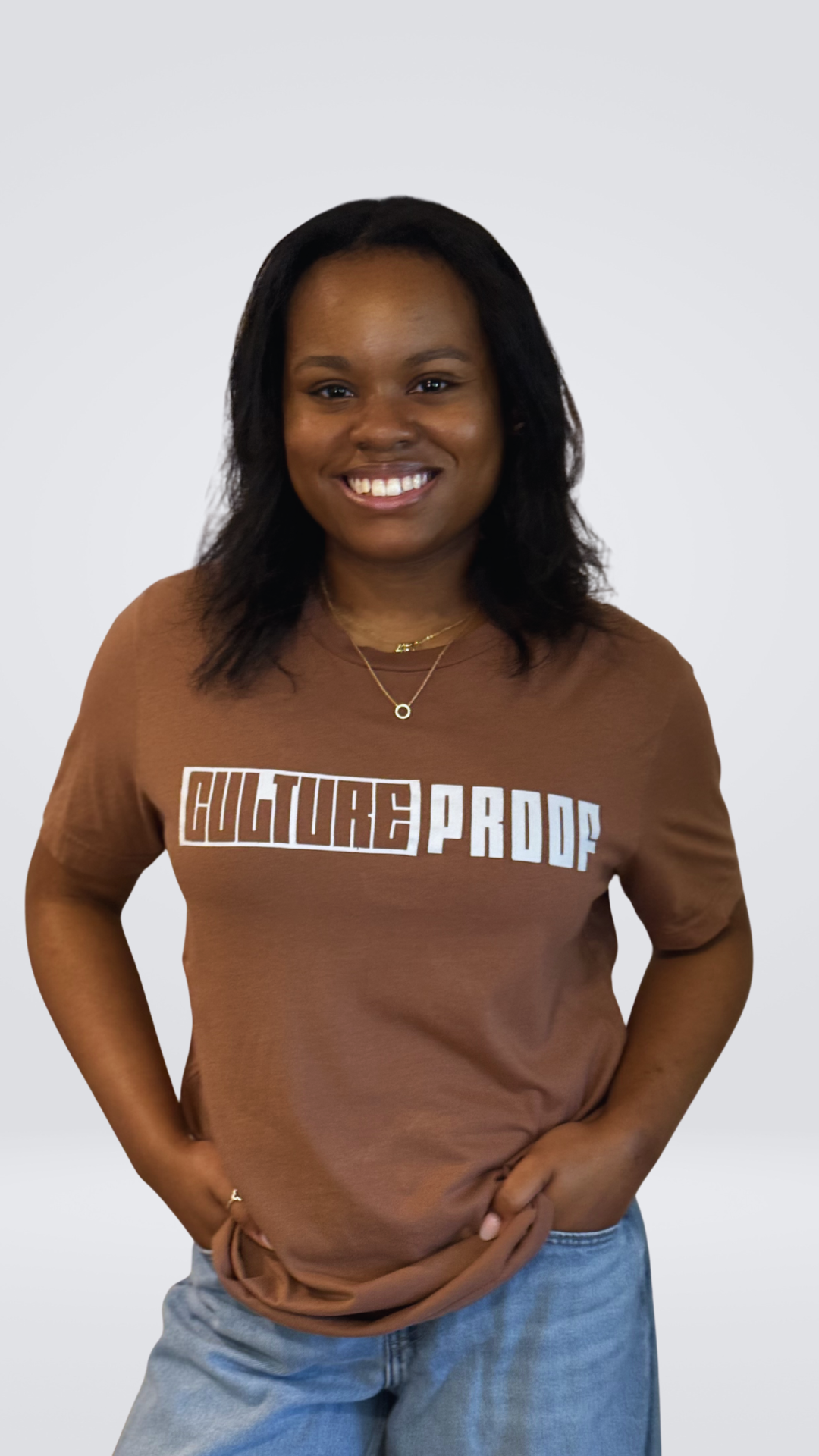 New Culture Proof T-Shirts with Block Letters