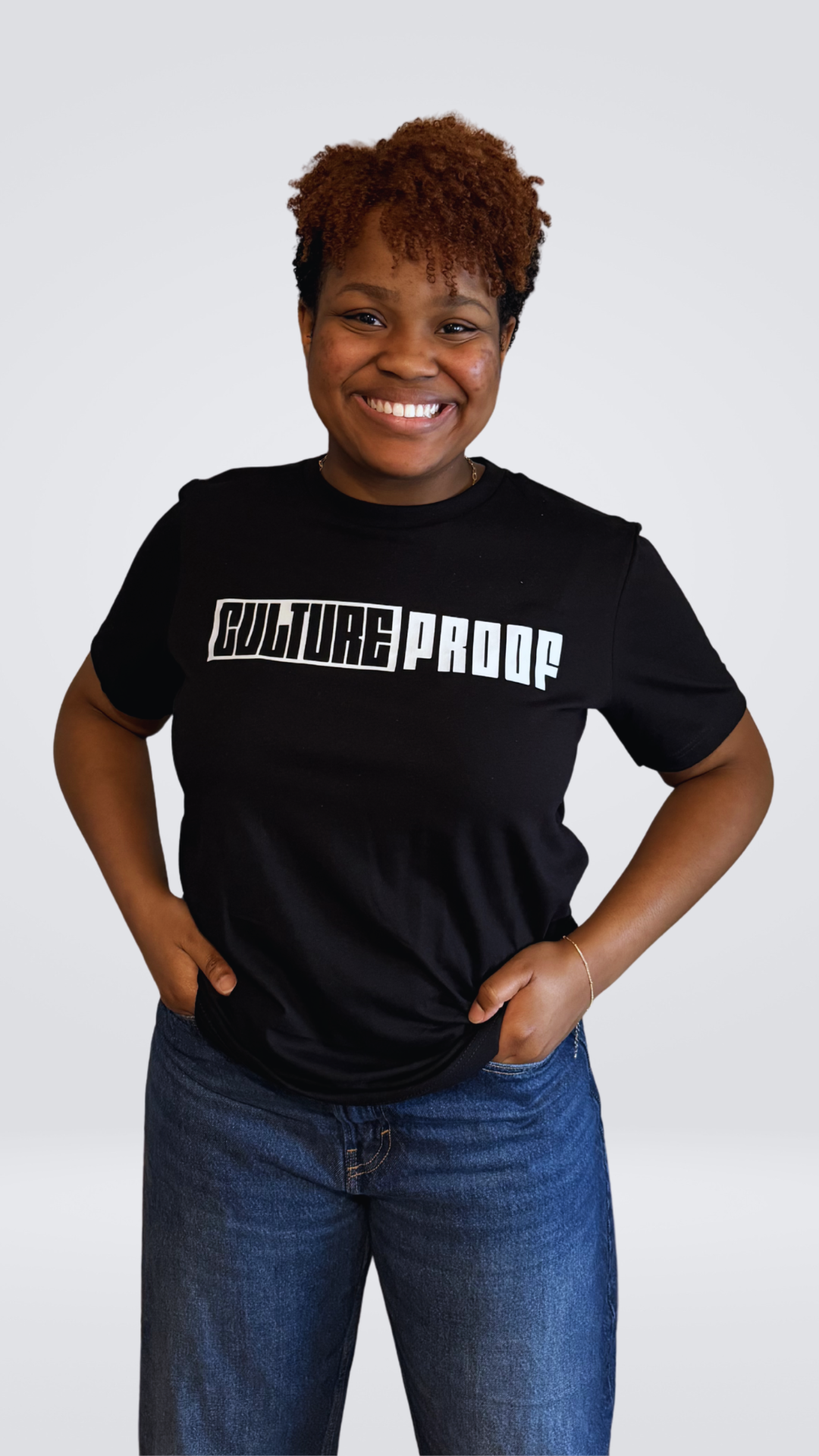 New Culture Proof T-Shirts with Block Letters