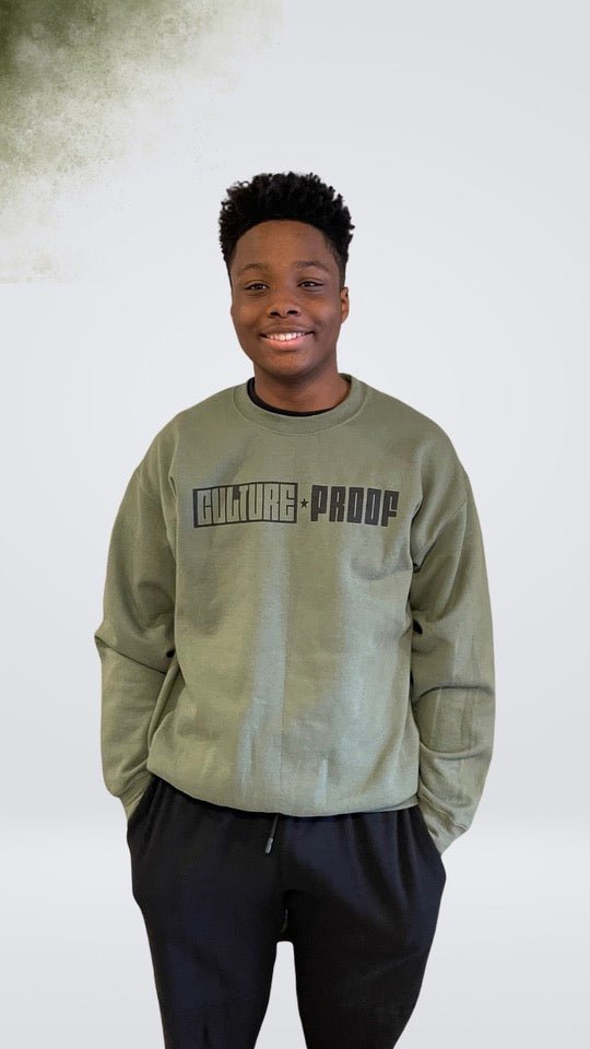 Culture Proof Crewneck Sweatshirt (Block Print) - Culture Proof