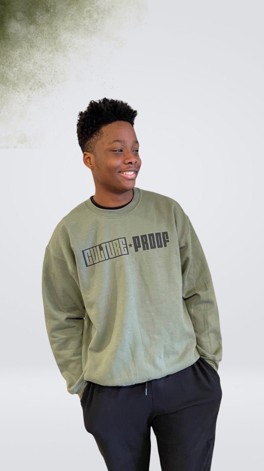 Culture Proof Crewneck Sweatshirt (Block Print) - Culture Proof