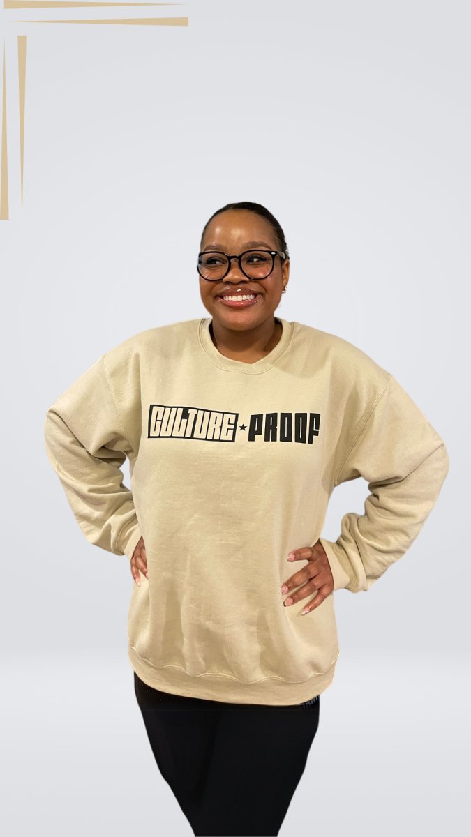 Culture Proof Crewneck Sweatshirt (Block Print) - Culture Proof